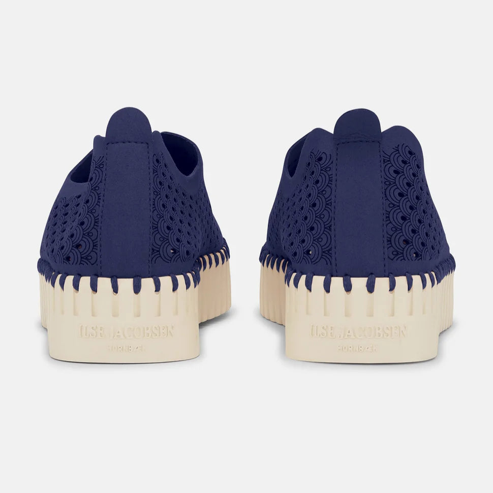 Ilse Jacobsen Tulip Platform Shoes Dark Indigo