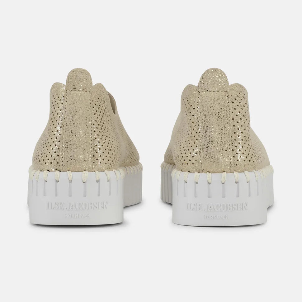 Ilse Jacobsen Tulip Platform Shoes Mono Platin