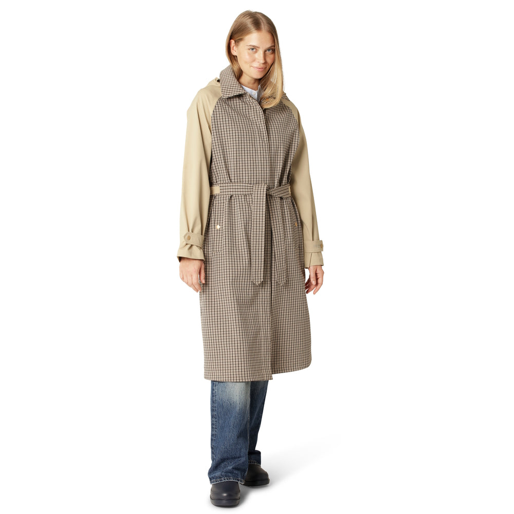 Ilse Jacobsen Trench Raincoat Checkered