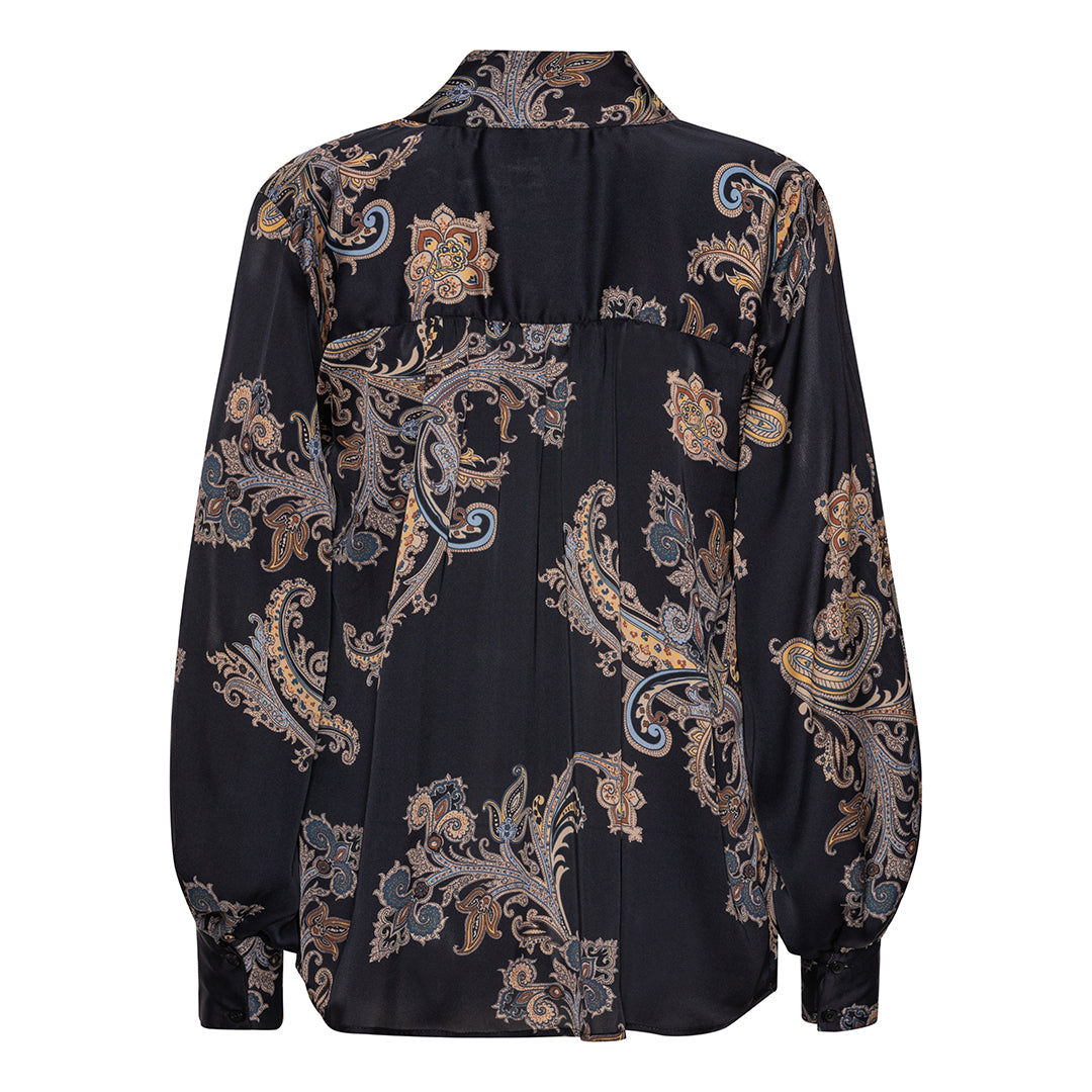 Karmamia Noelle Shirt Pearson Paisley Blue