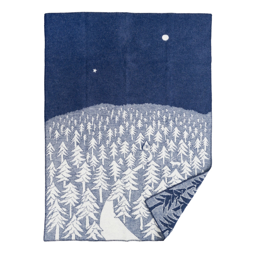 Klippan House in the Forest Wool Blanket