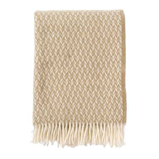 Klippan Lovik Wool Blanket Beige