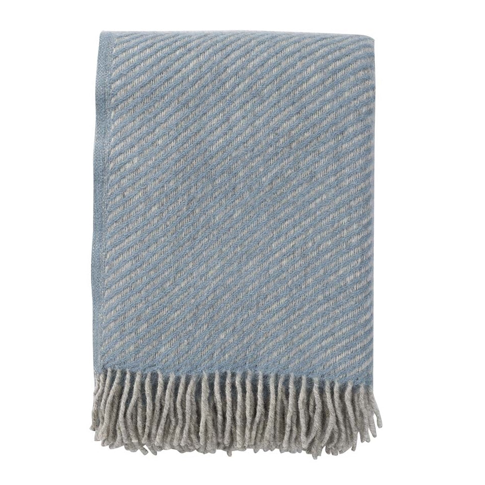 Klippan Carl Wool Blanket Blue