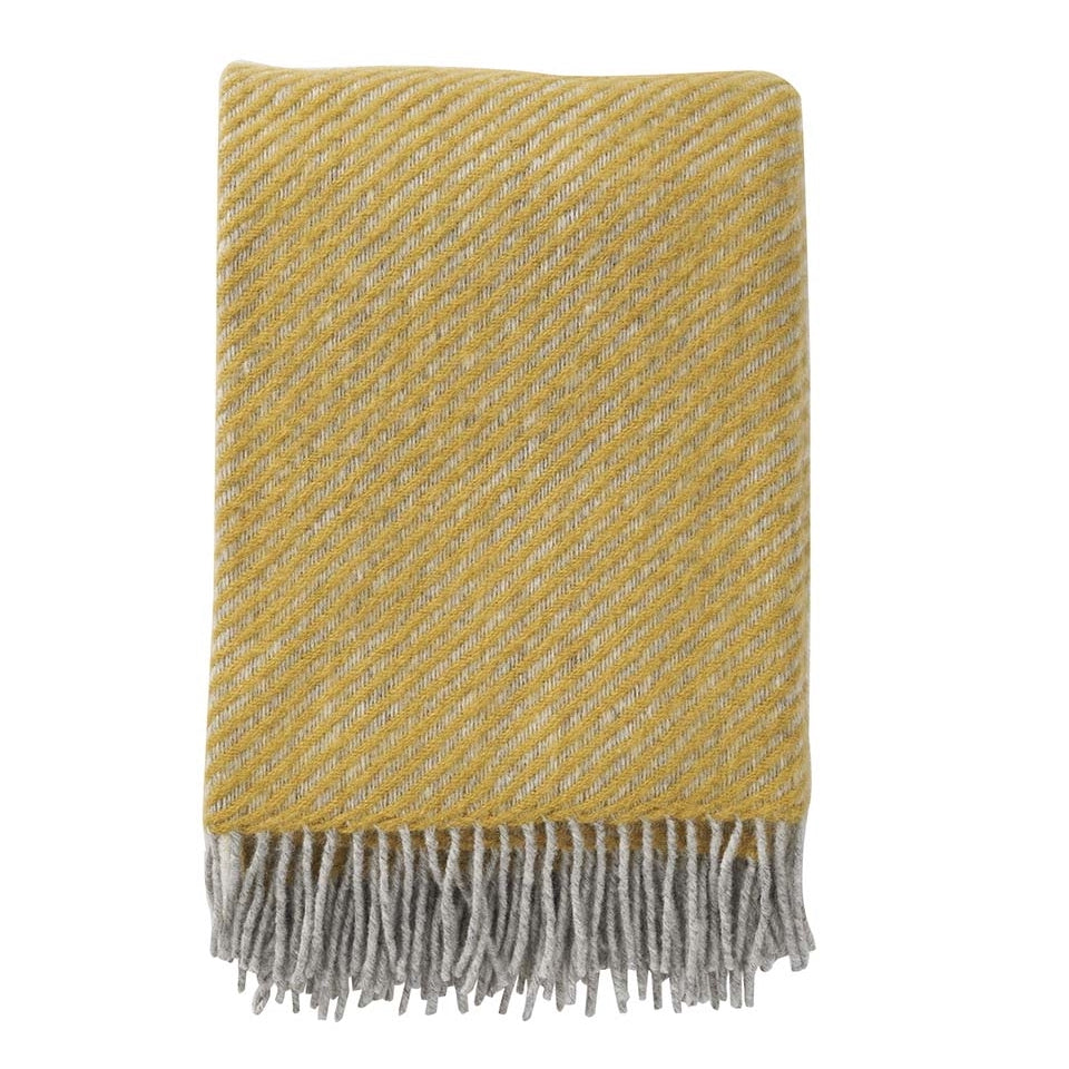 Klippan Carl Wool Blanket Yellow
