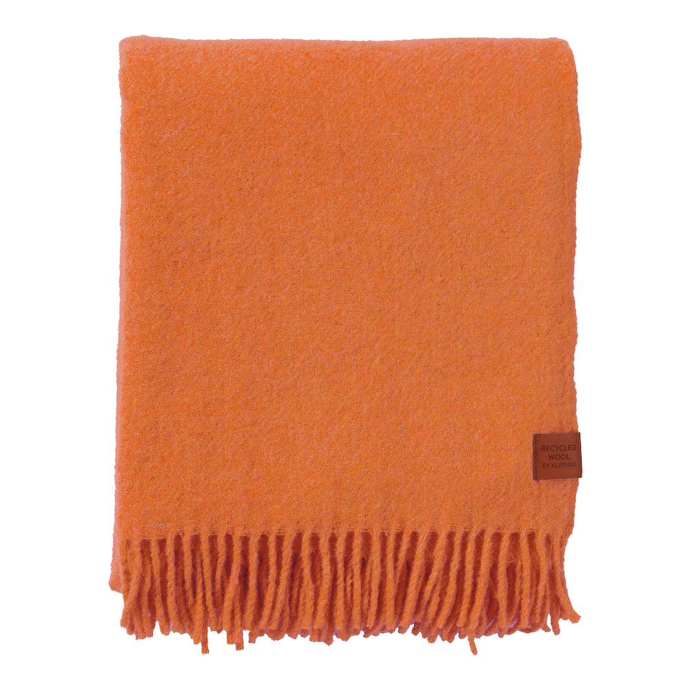 Klippan True Wool Blanket Orange
