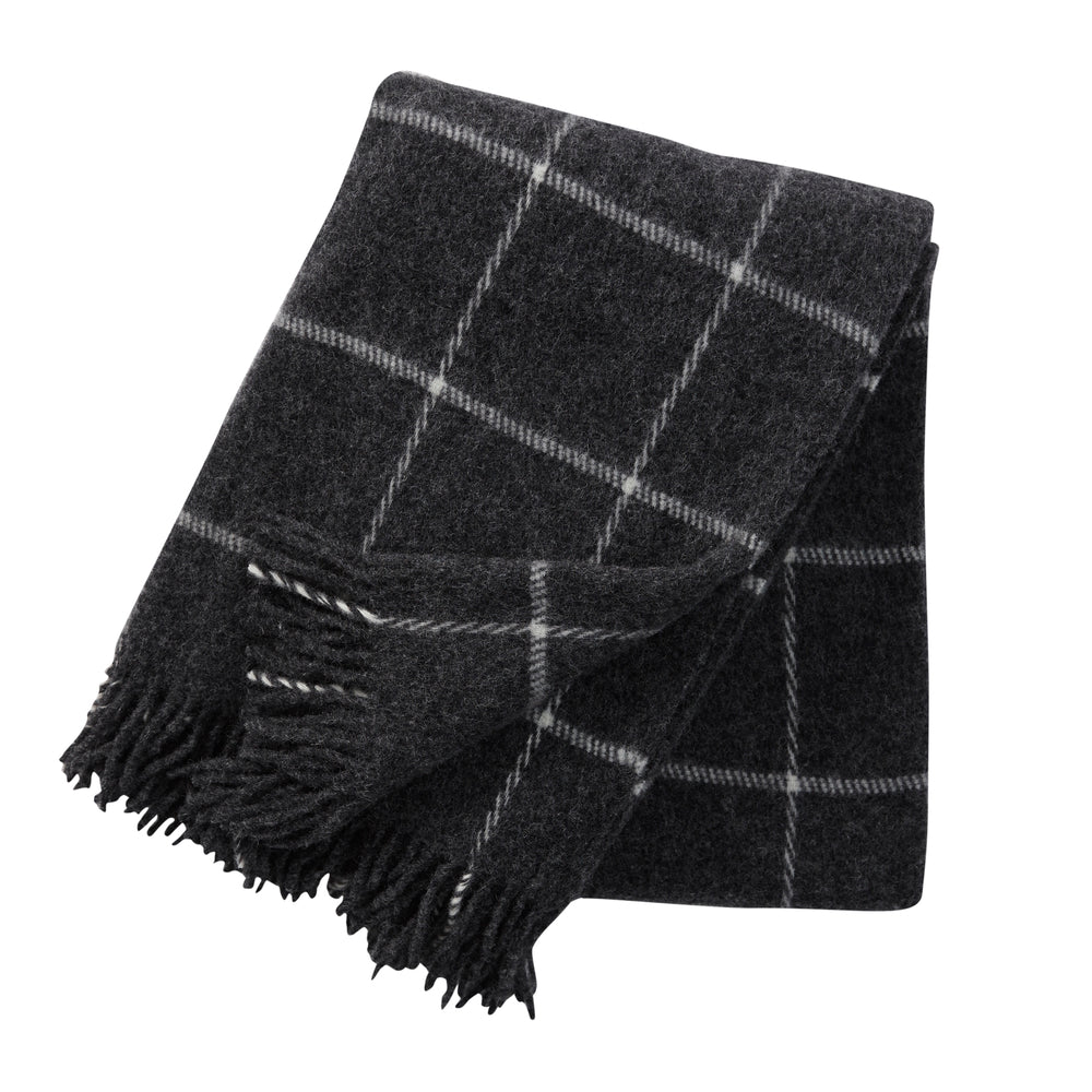 Klippan Vinga Wool Blanket Dark Grey