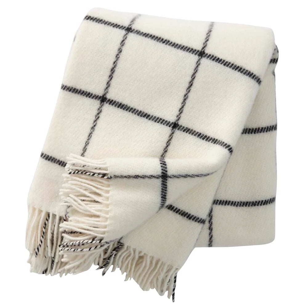 Klippan Vinga Wool Blanket White