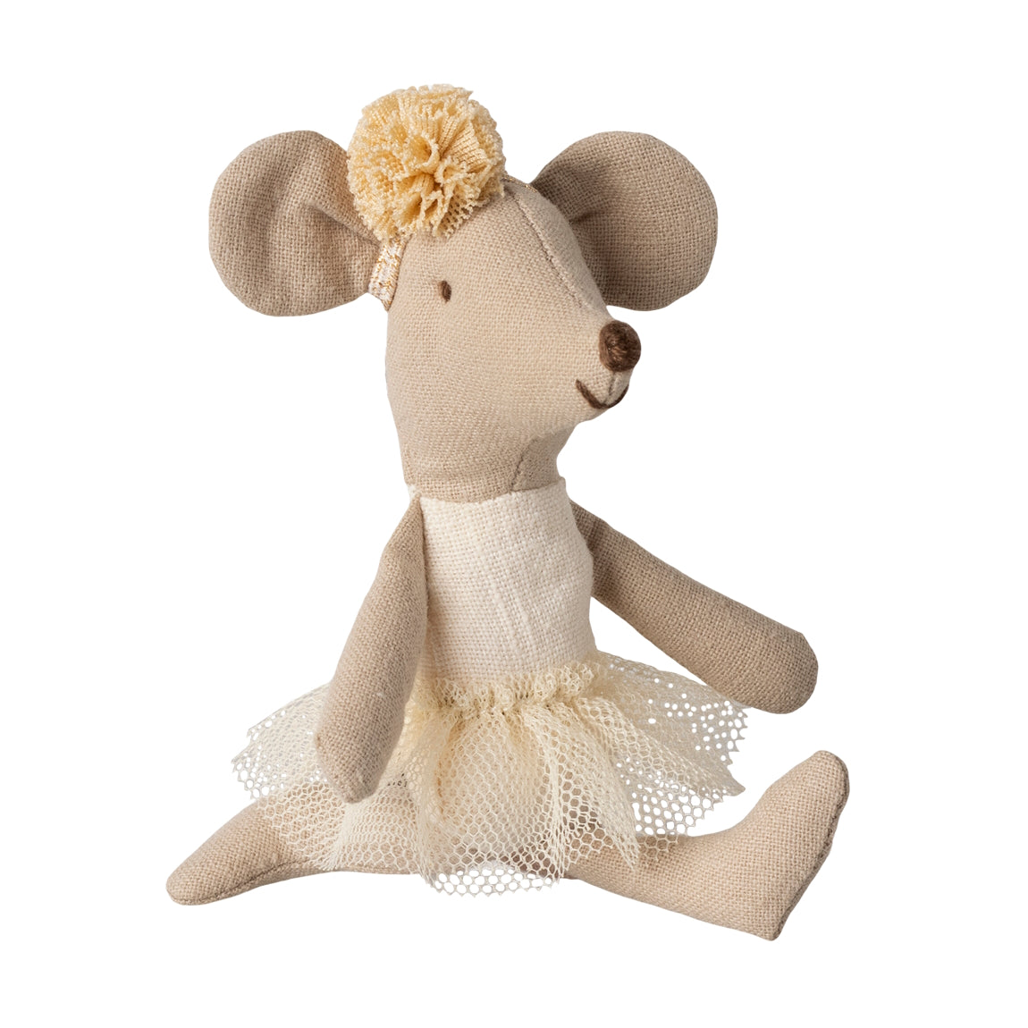 maileg-ballerina-mouse-little-sister-off-white