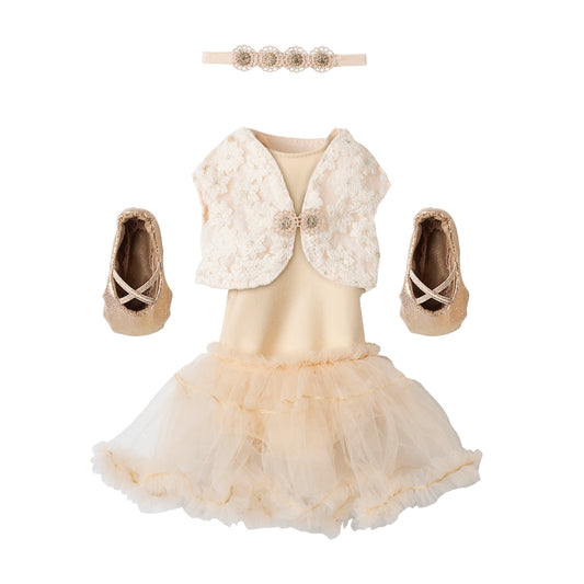 Maileg Ballet Suit and Skirt Cream Size 3