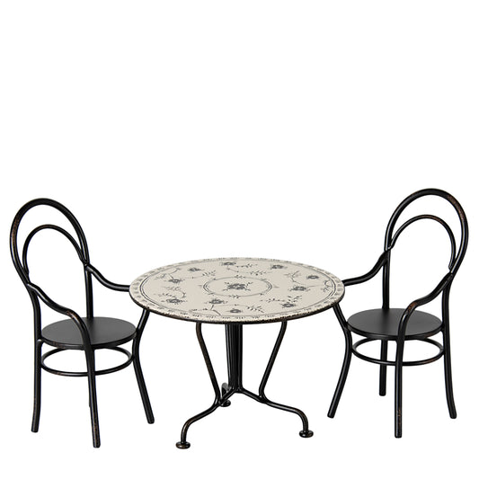 Maileg Dining Table Set With 2 Chairs Mini