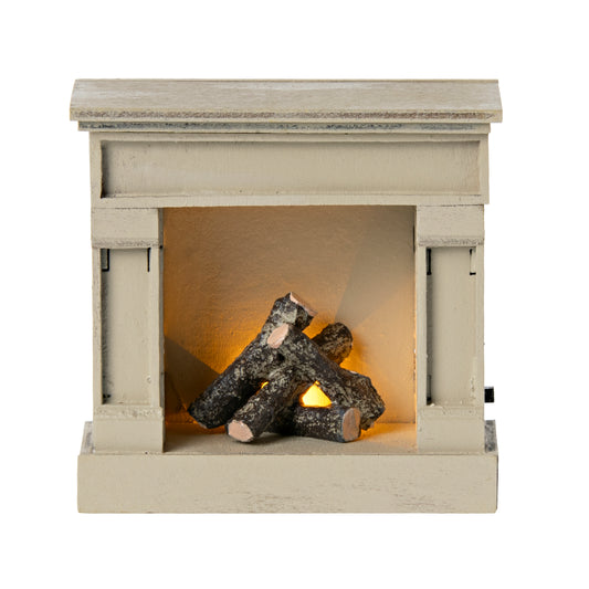 Maileg Miniature Fireplace off-white