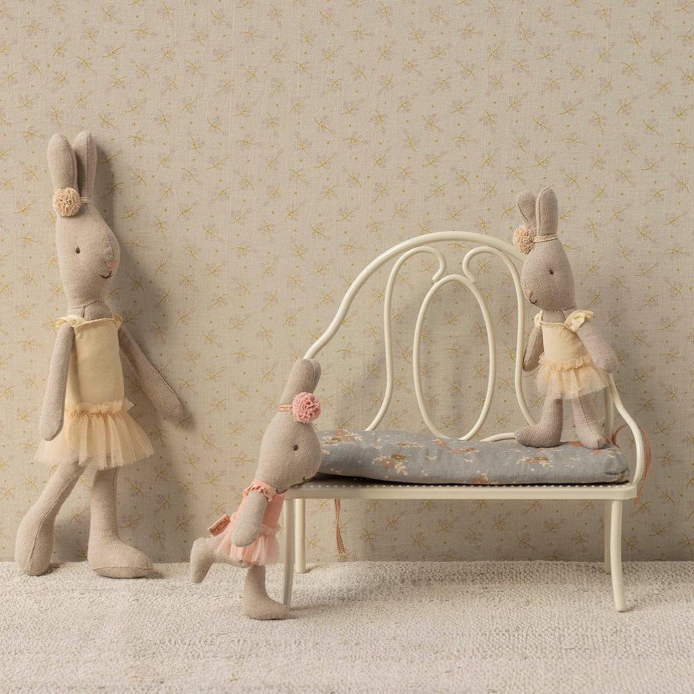 Maileg Rabbit Micro Ballet Suit and Skirt Cream