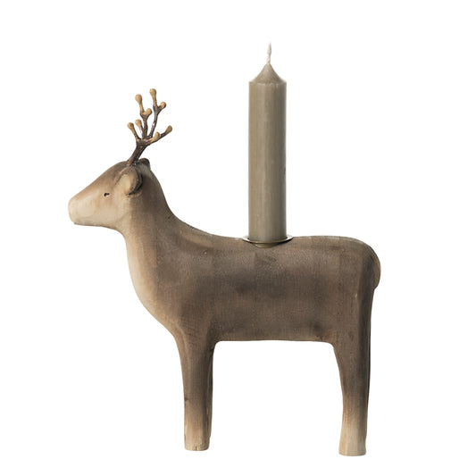 maileg-reindeer-candle-holder-large