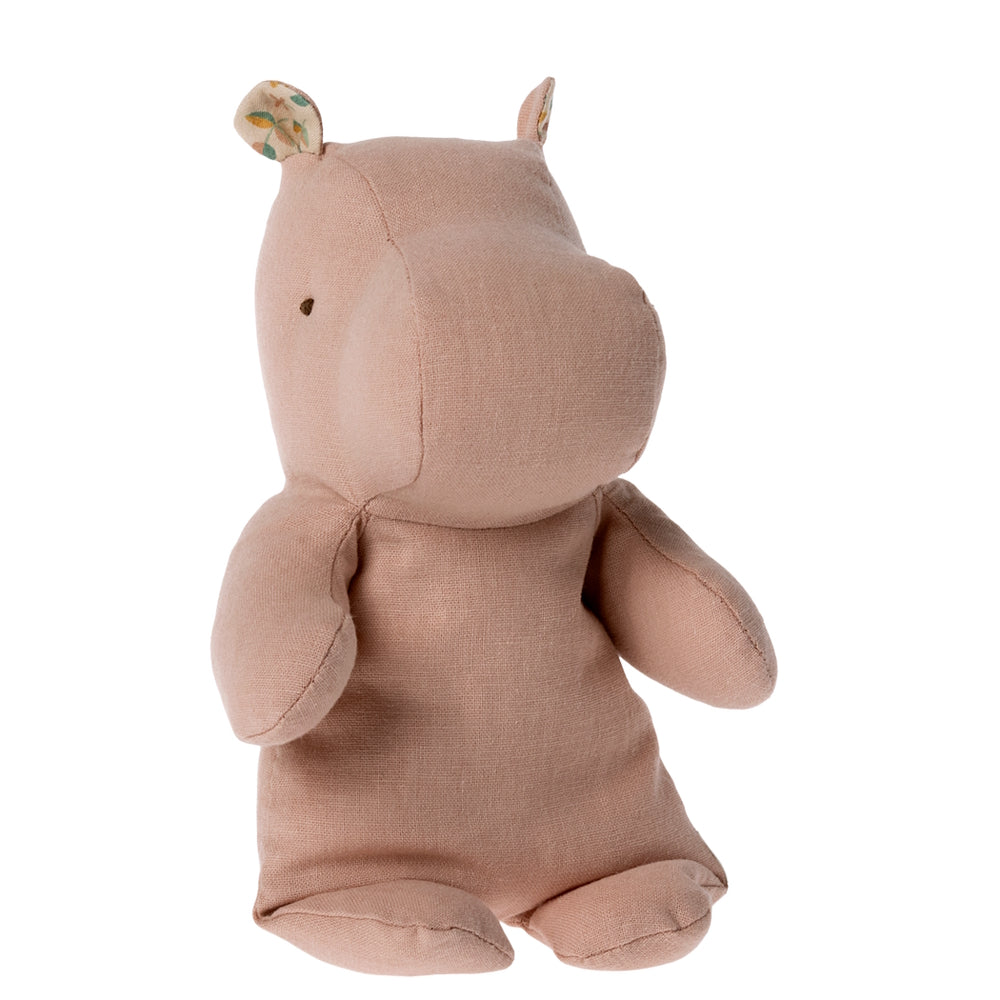 Maileg Safari Friends Small Hippo Soft Rose