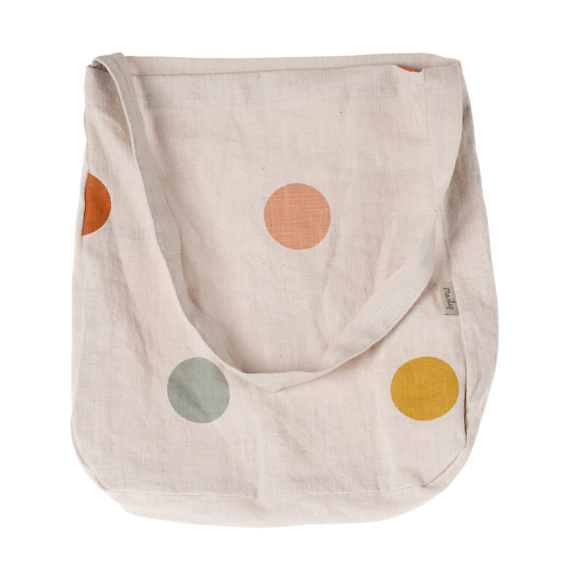 maileg-tote-bag-multi-dots-one-strap