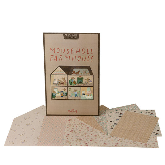 Maileg Wallpaper Mouse Farmhouse