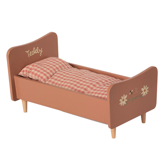 Maileg Wooden Bed Rose for Teddy Mom