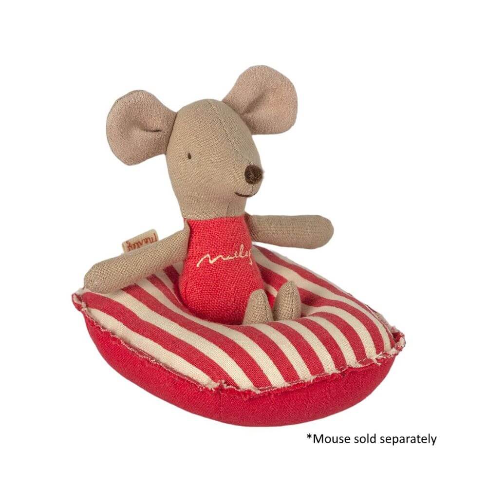 Maileg_Mouse_Rubber_Boat_Small_red_stripes_1