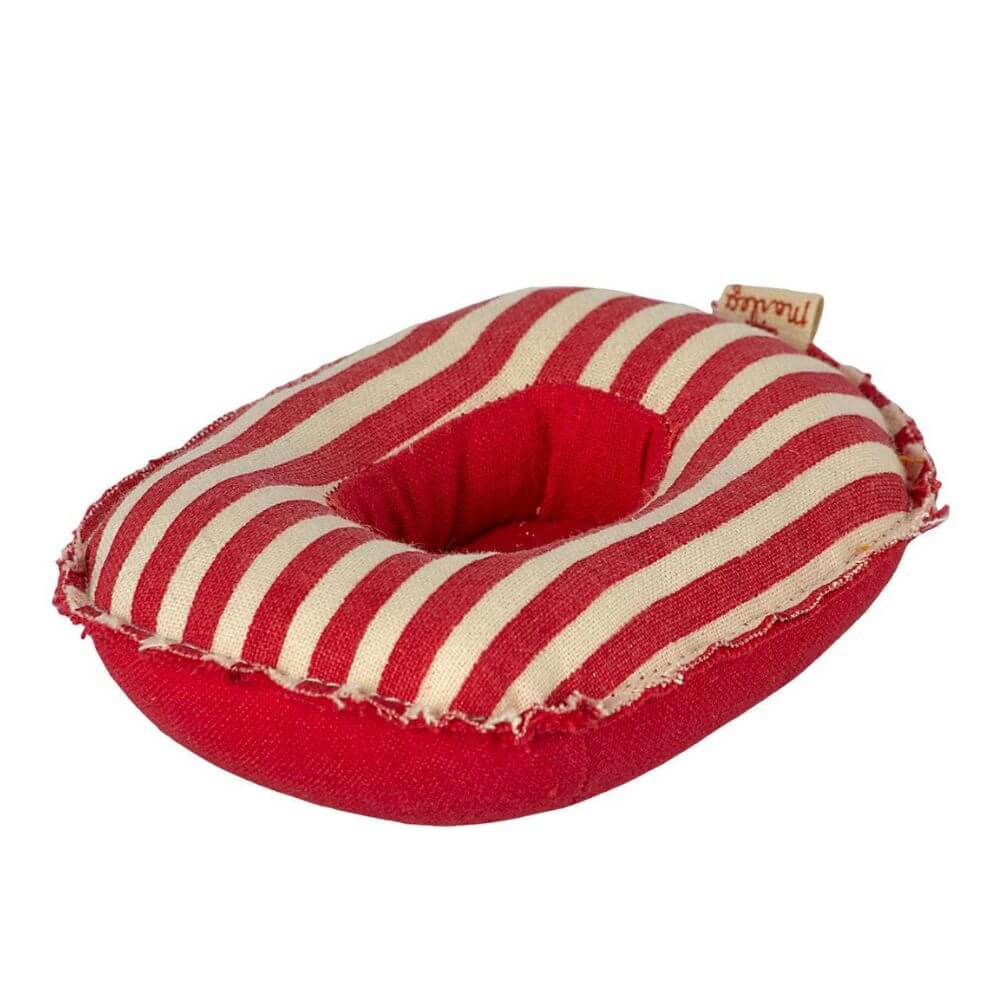 Maileg_Mouse_Rubber_Boat_Small_red_stripes