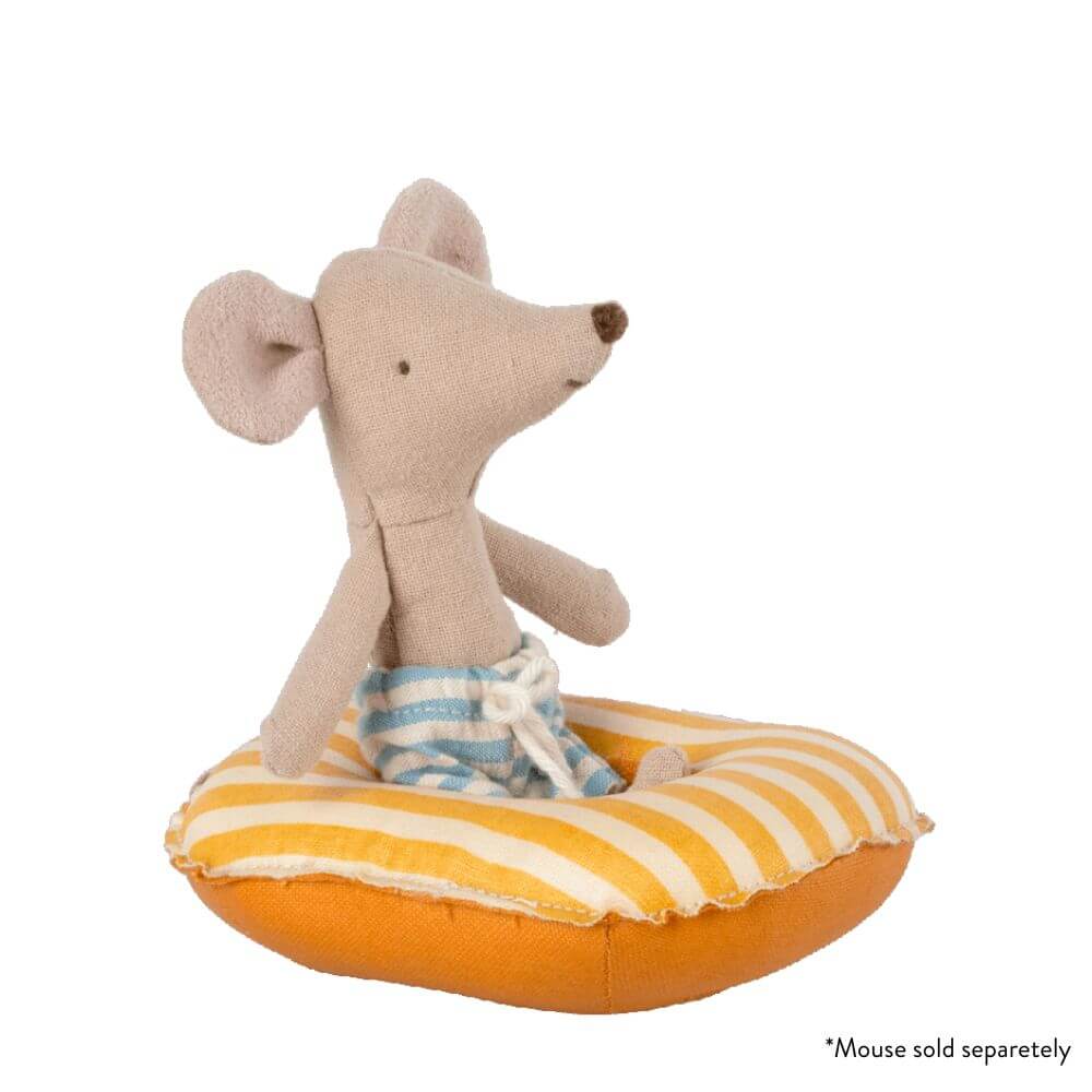 Maileg_Mouse_Rubber_Boat_Small_yellow_stripes