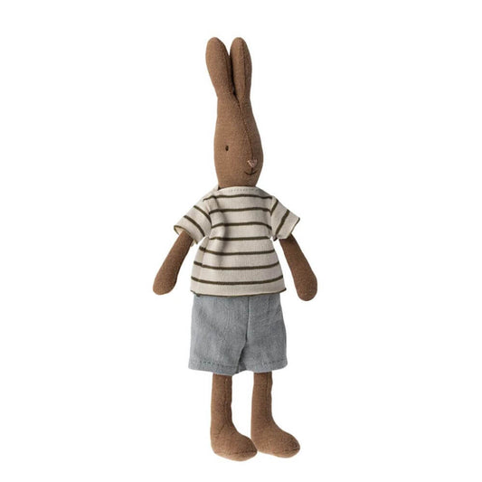 Maileg Rabbit Size 1 Brown Shirt and Shorts