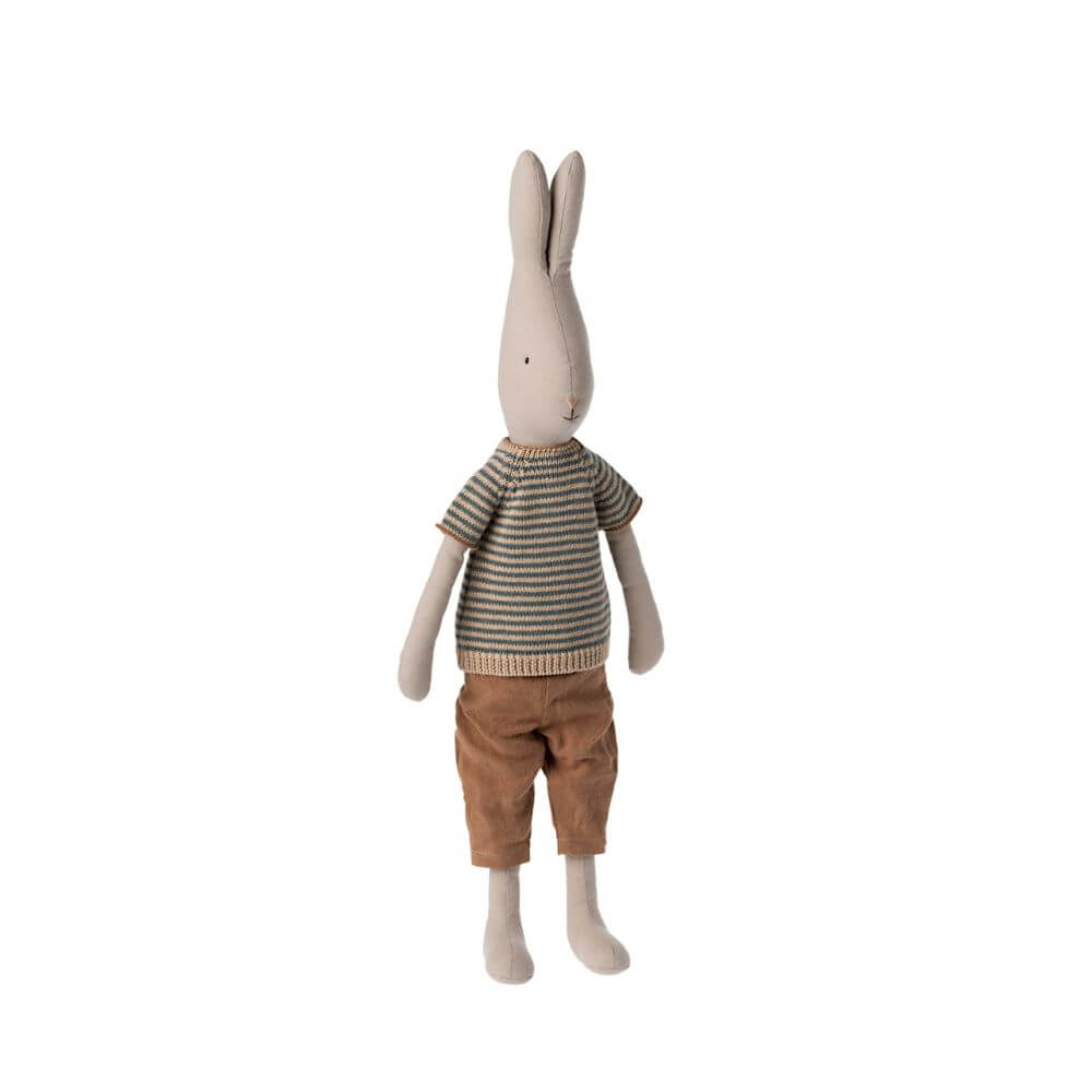 Maileg Rabbit Size 4 striped shirt