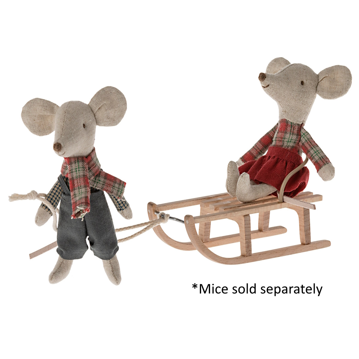 maileg-sled-mouse