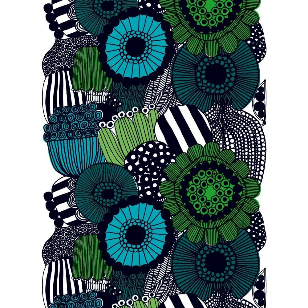 Marimekko Siirtolapuutarha Acrylic Coated Cotton Fabric