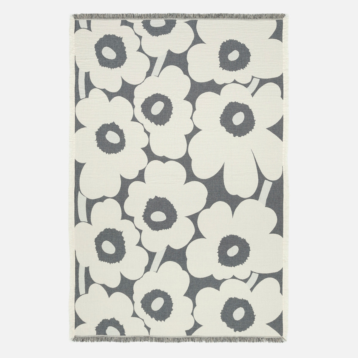 Marimekko Unikko Cotton Blanket