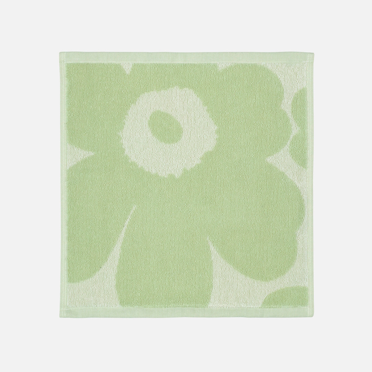 Marimekko-unikko-cotton-face-washer-sage