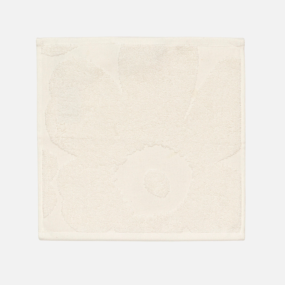 Marimekko Unikko Face Washer Ivory