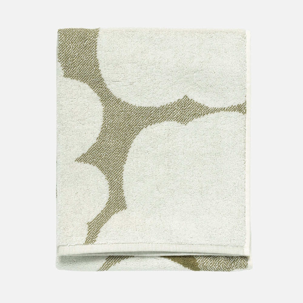 Marimekko Unikko Hand Towel Green Umber