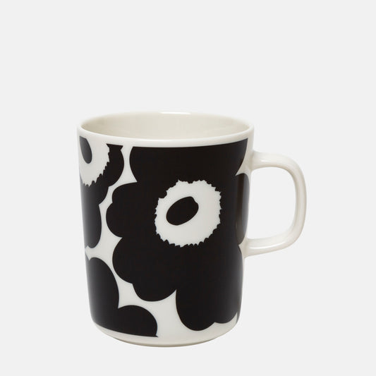 Marimekko-unikko-mug-250ml-white-black