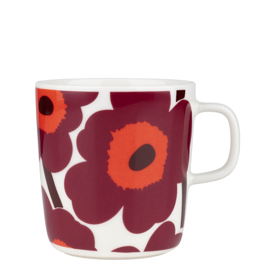 Marimekko Unikko Mug 4dl Burgundy