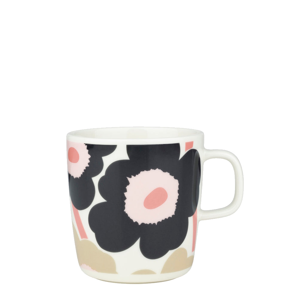 Marimekko Unikko Mug 4dl Charcoal-Sand