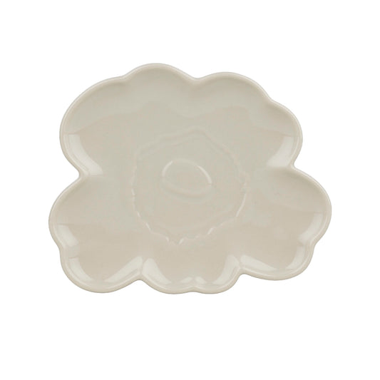 Marimekko Unikko Shape Plate 19cm Stone
