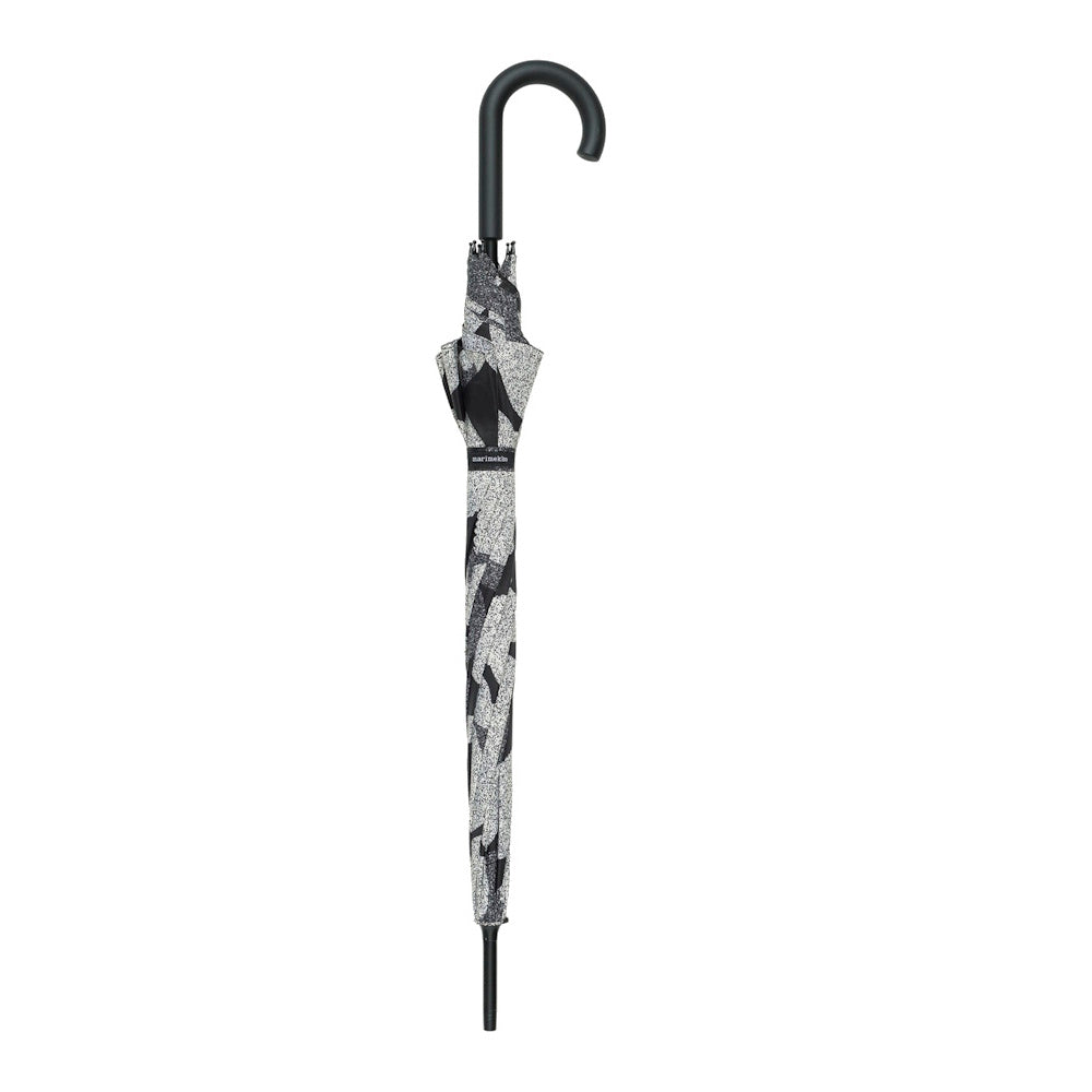 Marimekko Unikko Stick Umbrella Black-Grey