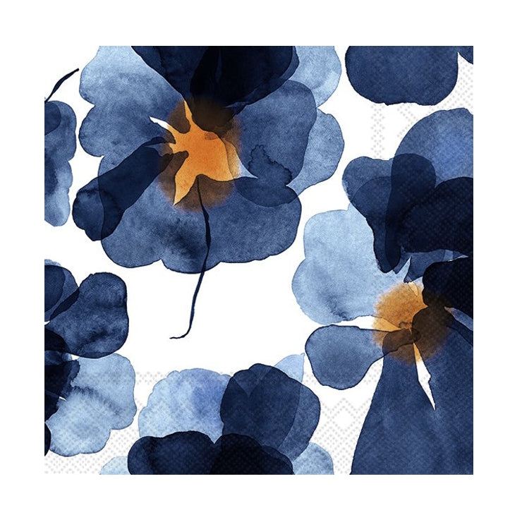 Marimekko Valssi Blue Cocktail Napkin