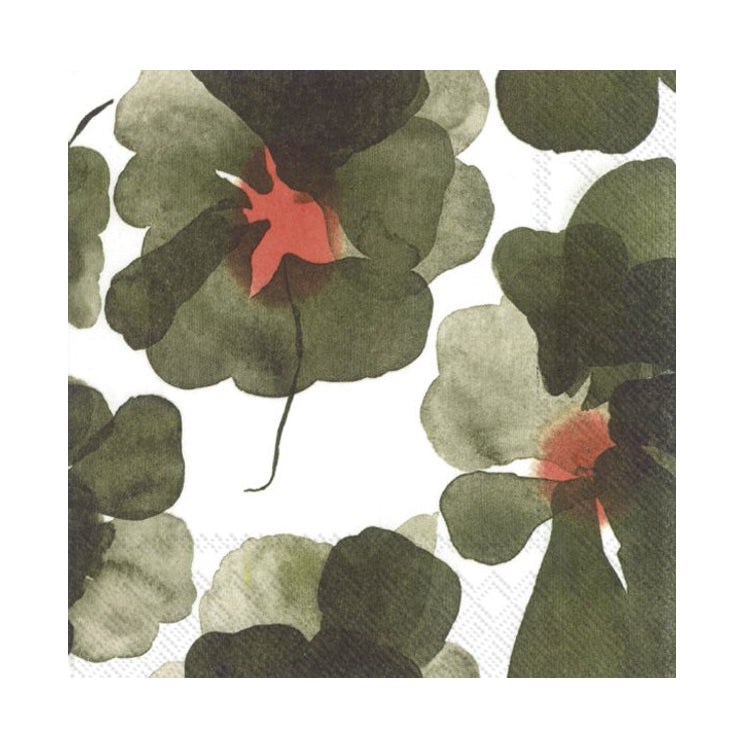 Marimekko Valssi Olive Cocktail Napkin