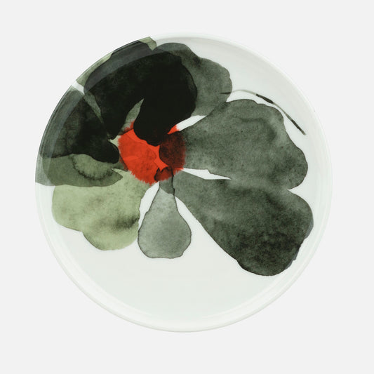 Marimekko Valssi Plate 20cm Forest Green