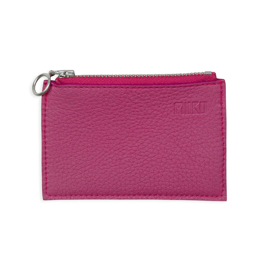 Miiko Card Wallet Leather Pink