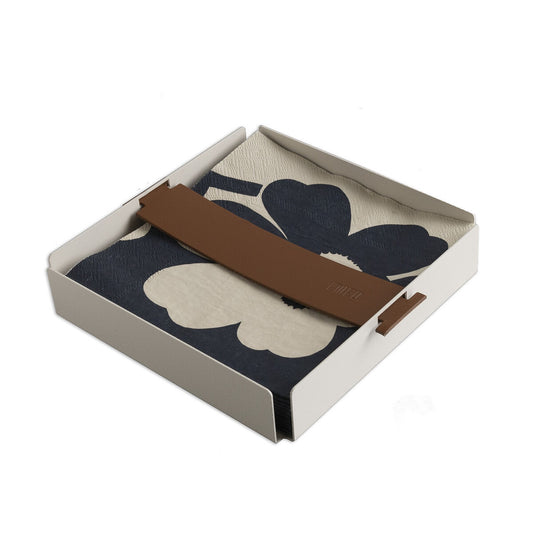 Miiko Napkin Holder Cream-Brown 33x33