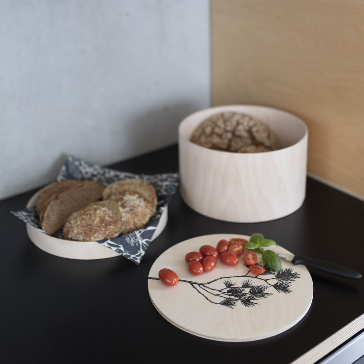 Miiko Pine Branch Bread Box