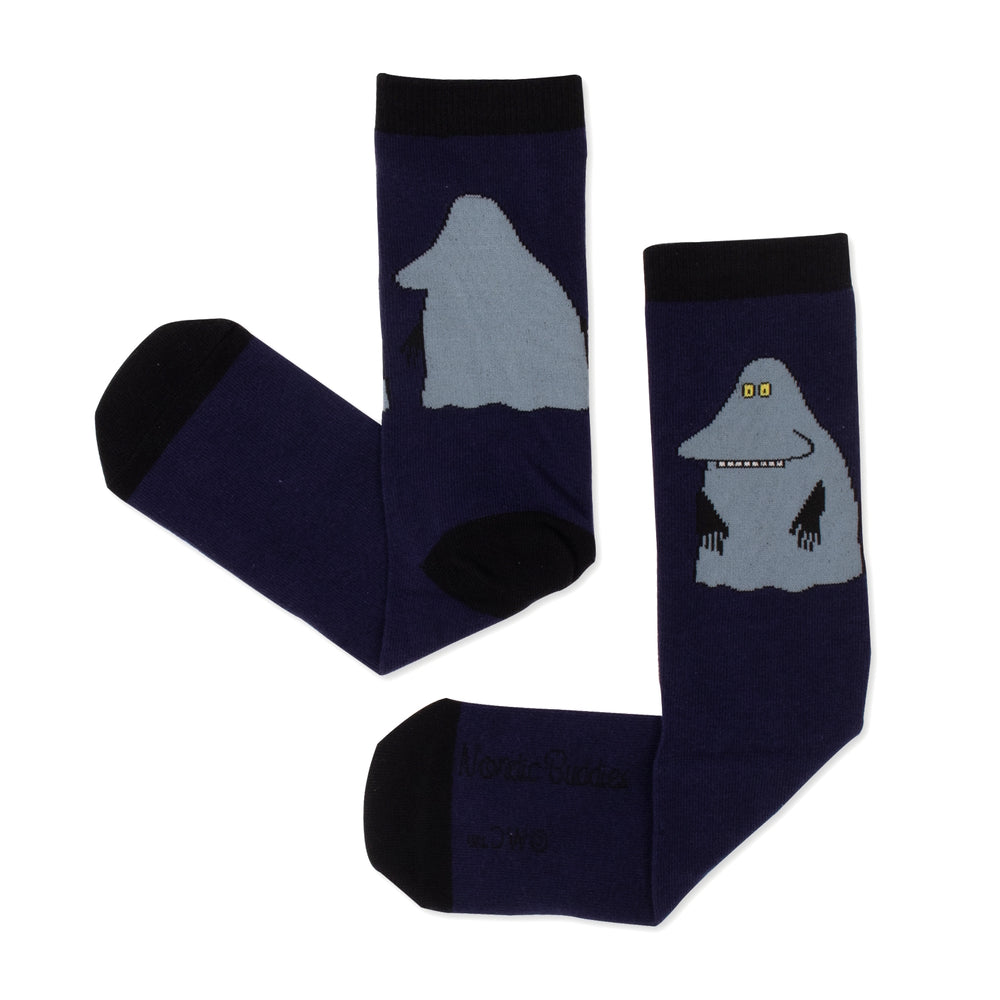 Moomin Groke Mens Socks Navy