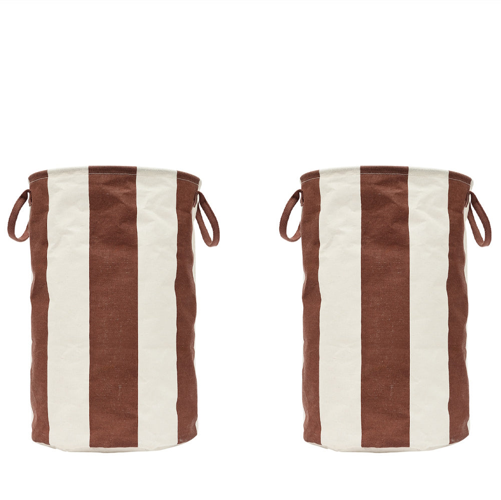OYOY Kara Laundry & Storage Basket Large Nutmeg