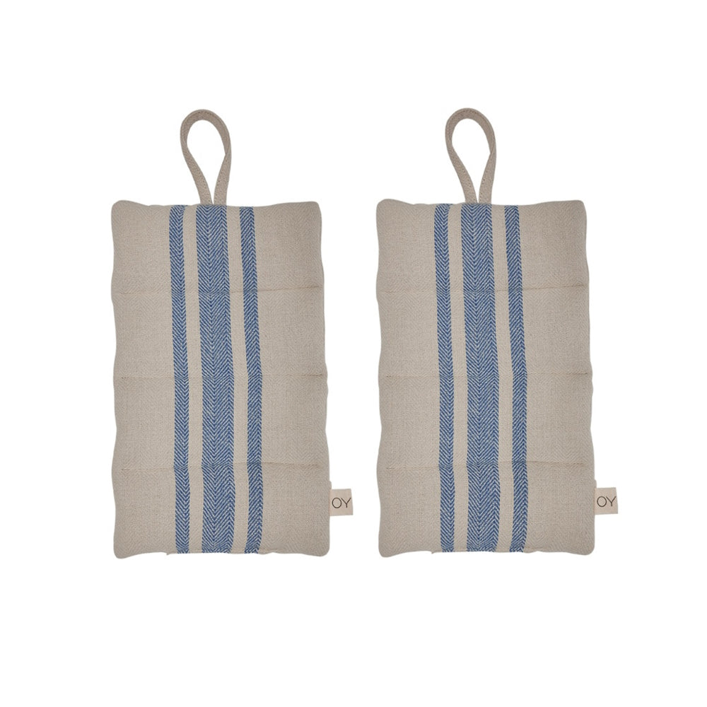 OYOY Linu Potholder 2pack Blue