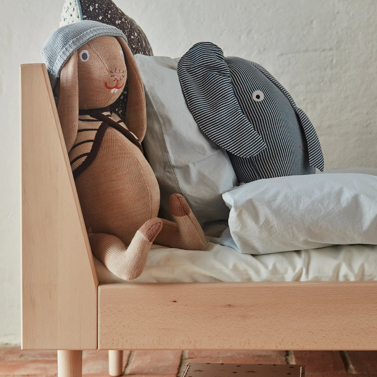 OYOY Nuku Baby Cot Bedding Ice Blue