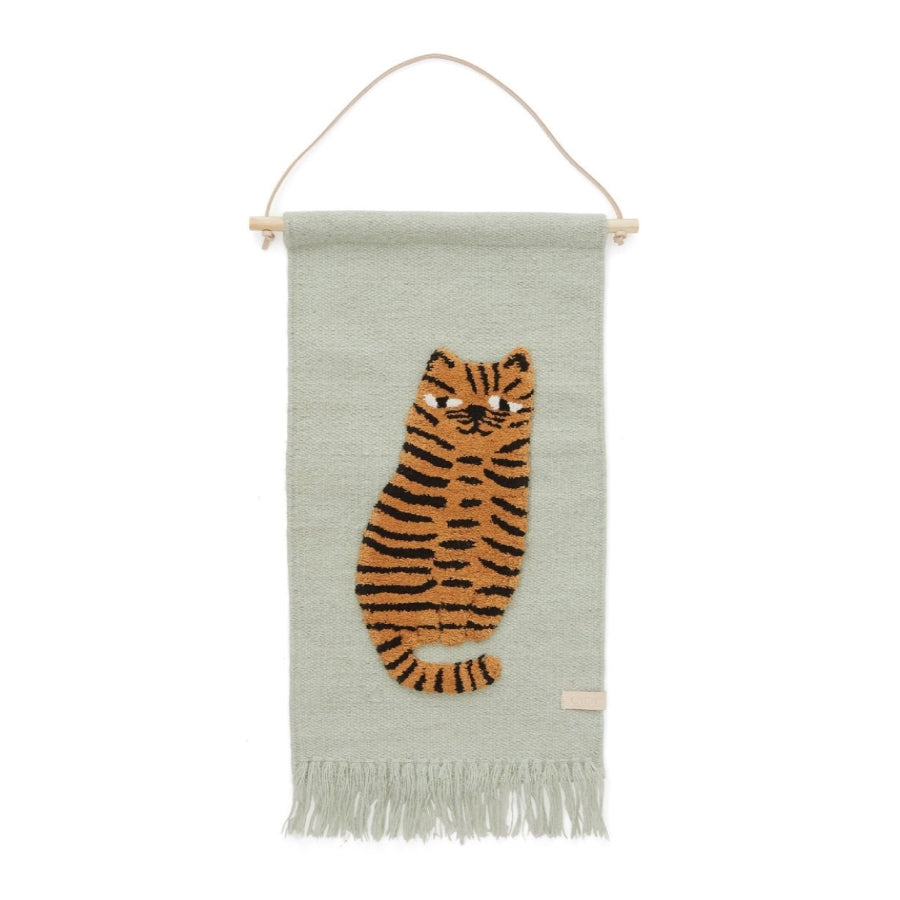 OYOY Tiger Wool Kids Wall Hanging
