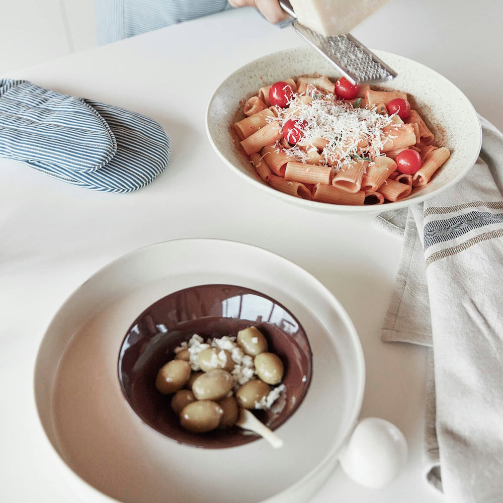 OYOY Yuka Bowl Medium Dark Terracotta