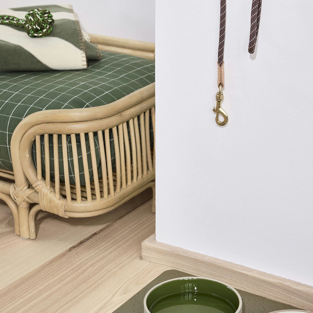 OYOY Kyoto Dog Cushion Olive